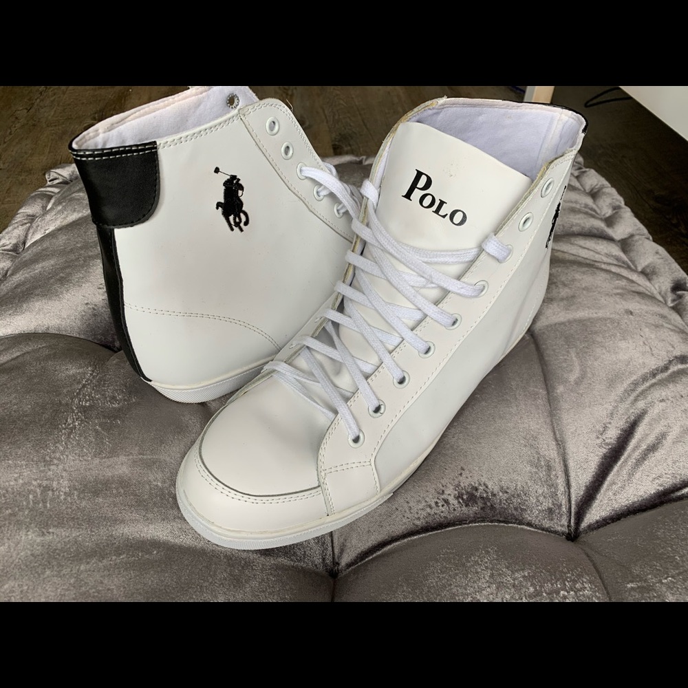 Polo Ralph Lauren - White high tops